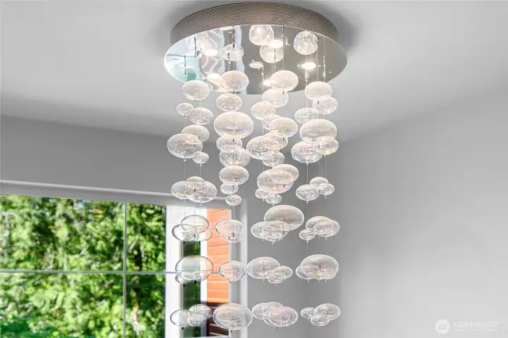 Special details in lighting throughout the house.