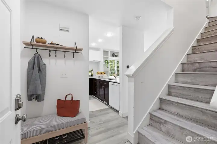 Foyer (virtually staged)