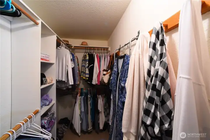 Primary Walk-in Closet Primary Walk-in Closet