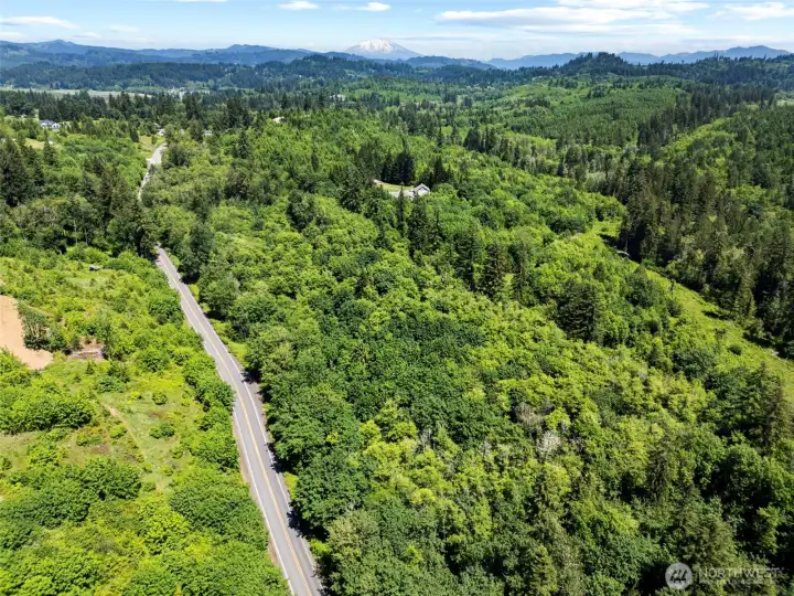 Aerial View Looking North