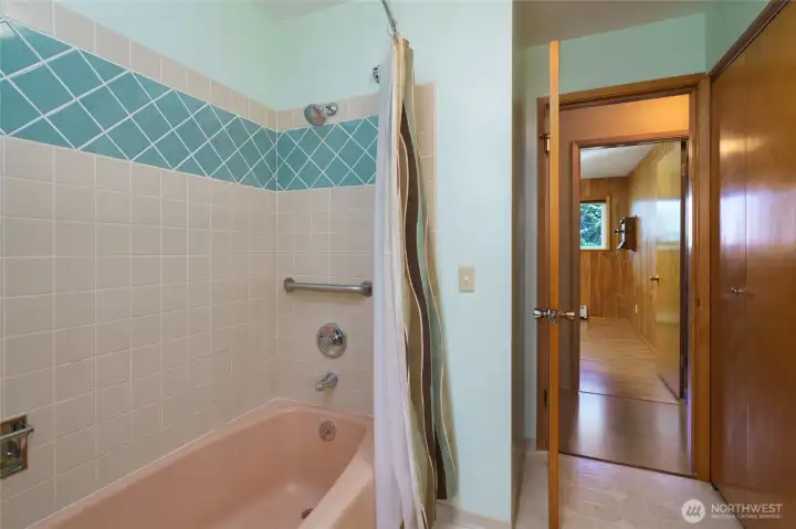 View showing the bath tub