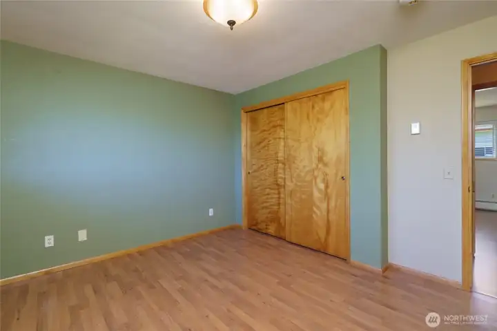 Bedroom # 2 with laminate floors