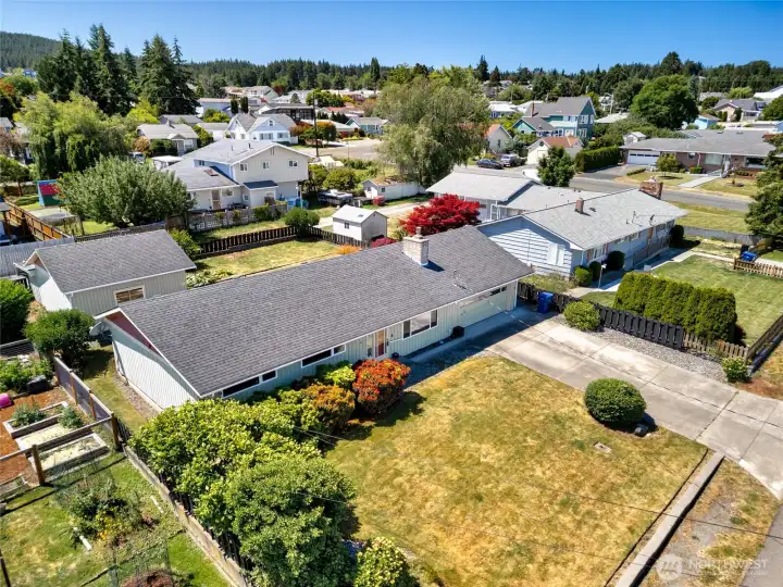 View of the property from the front of the home