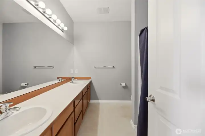 Upstairs bath Upstairs bath