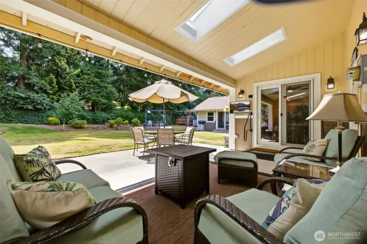 back porch with evergreen trees for privacy back porch with evergreen trees for privacy