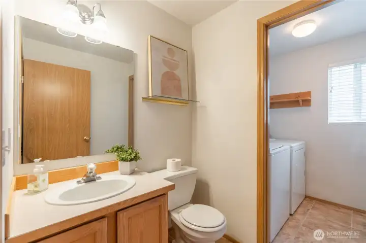 Downstairs 1/2 bath Downstairs 1/2 bath