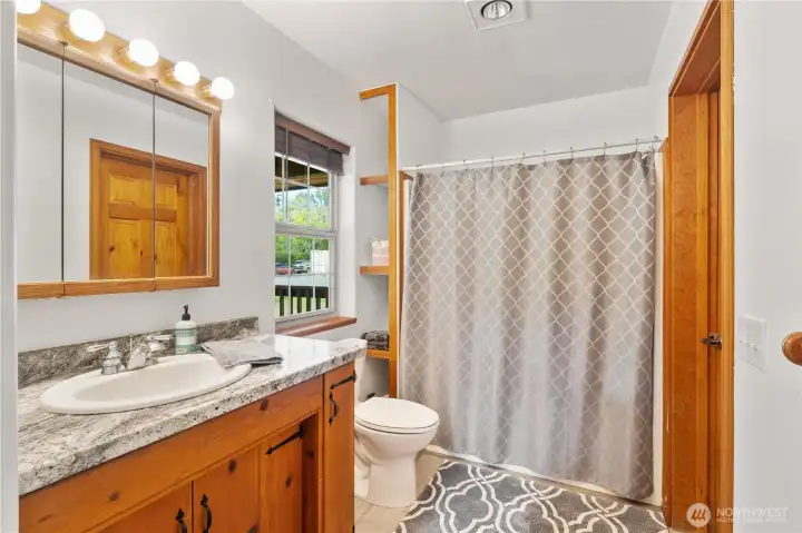 Downstairs full bathroom Downstairs full bathroom