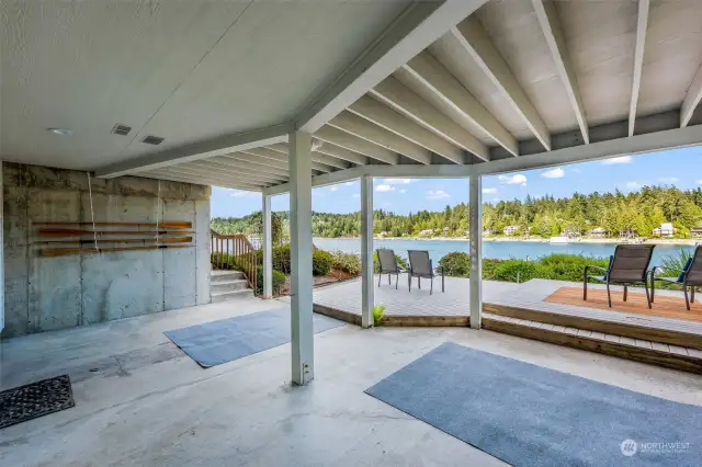 Lower level patio