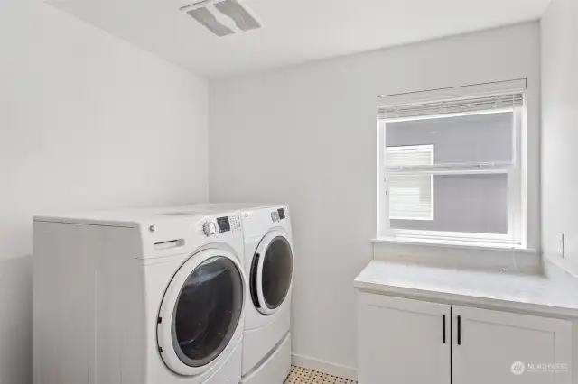 Large laundry room (more spacious in person)