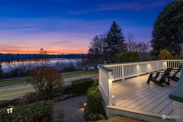 Front Deck Facing Lake