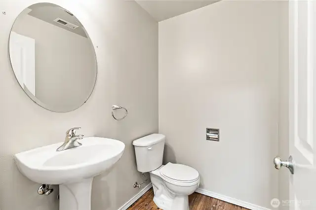 Half Bath on main.
