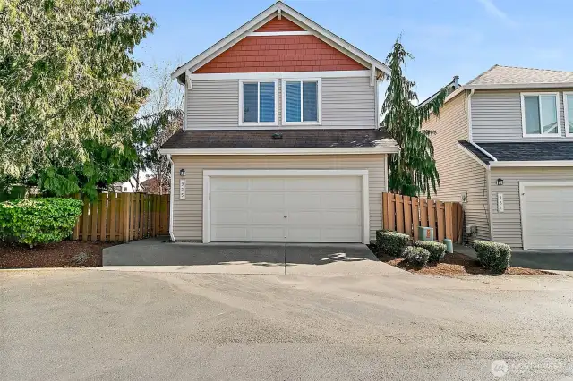 2-car attached garage