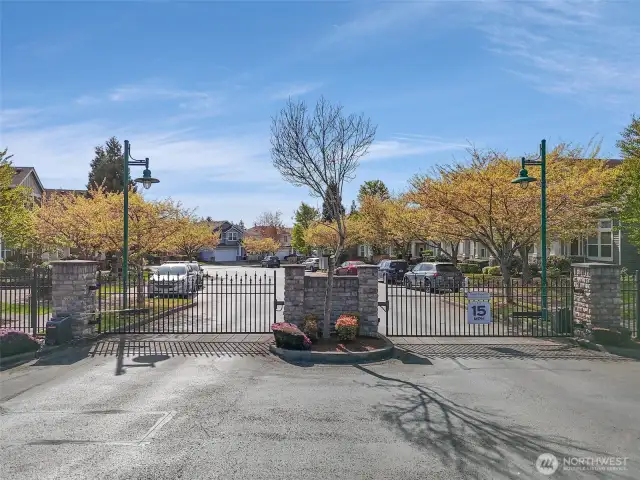 Gated entry!