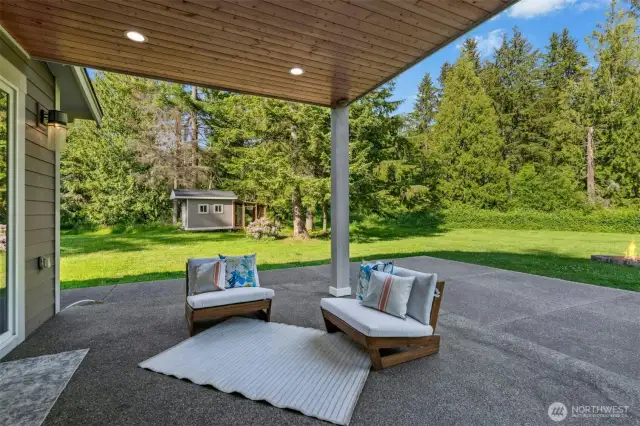 Covered patio