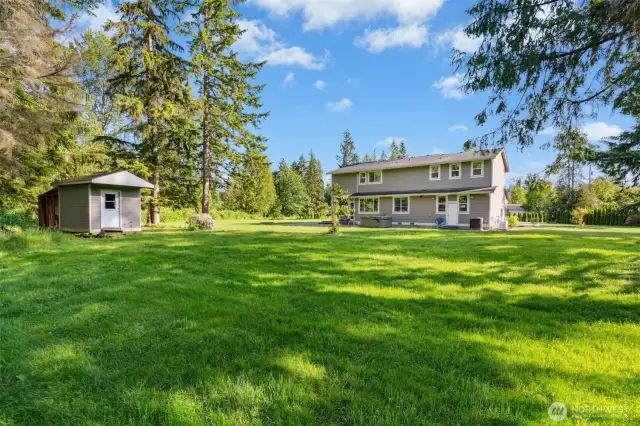 Beautiful level lawns