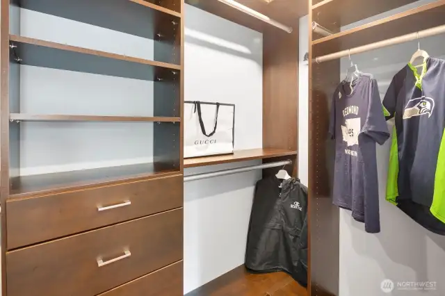 Primary custom closet
