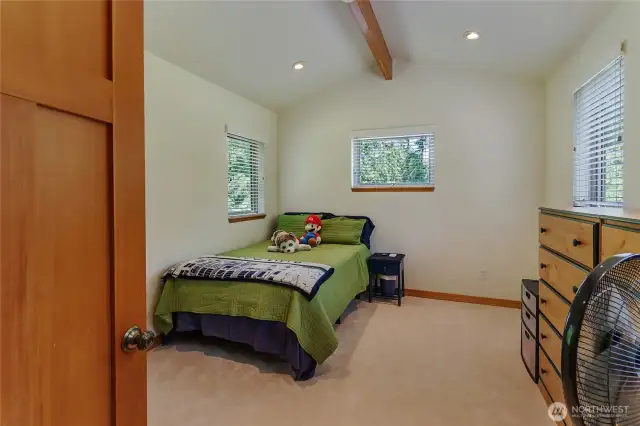 2 of the 2 bedrooms located upstairs.