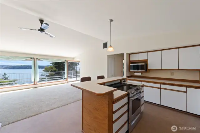 Kitchen with Views