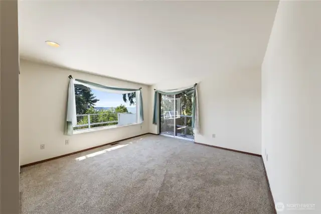 Primary Bedroom with Newer Carpet