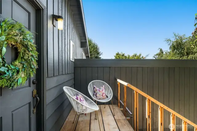 Front Porch Entry to the main level