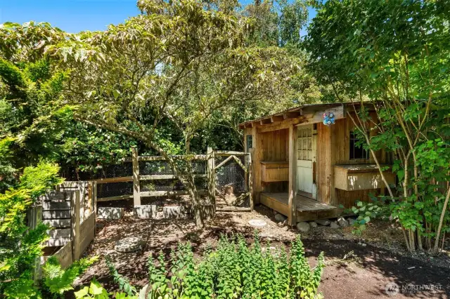 Yes, even a chicken coop!