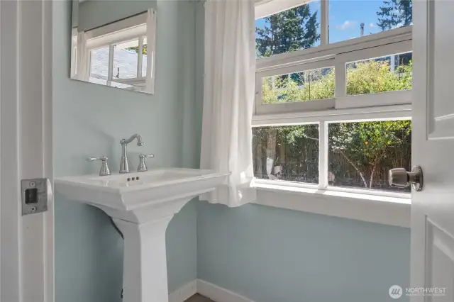 You'll love the convenience of a powder room on the main floor.