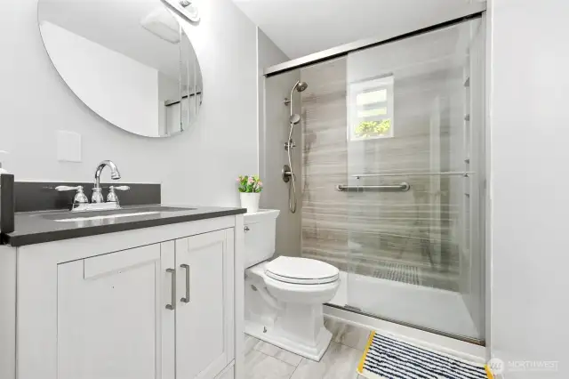 Spa inspired bathroom!