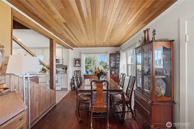 Dining area and stairs