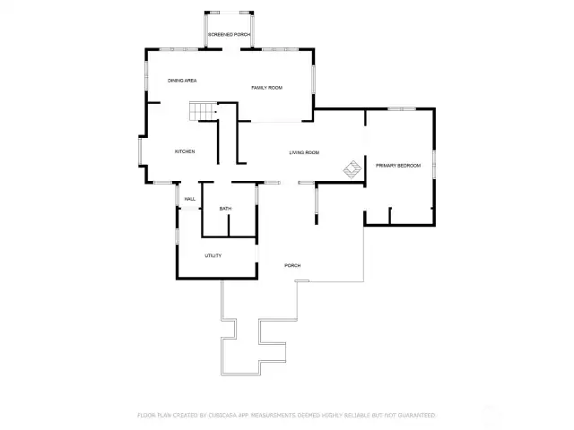 Main level floorplan
