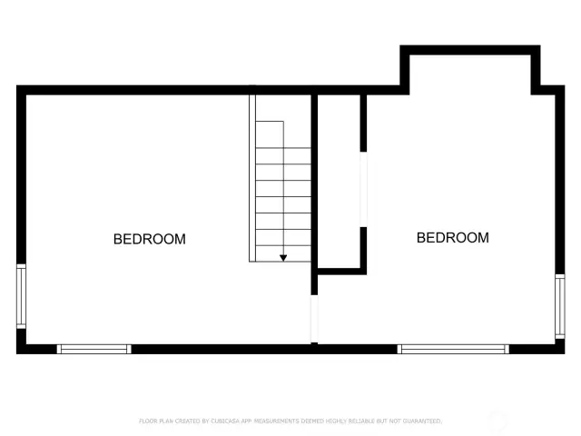 Upstairs floorplan