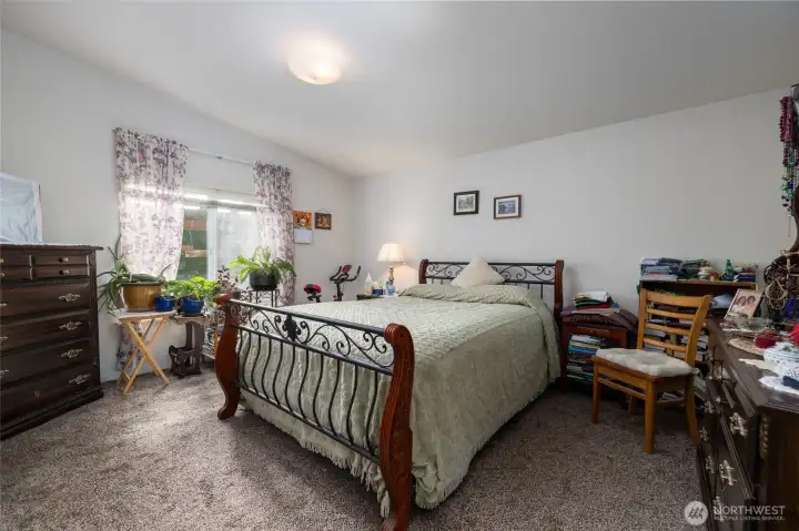 Primary suite is spacious.