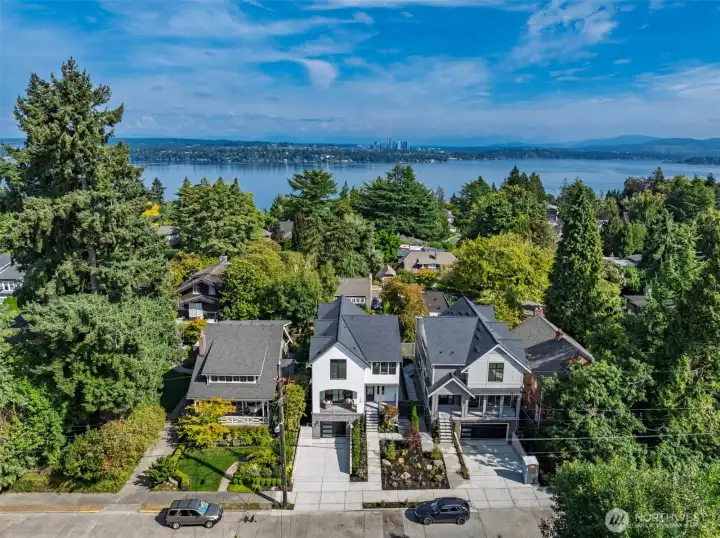 Unmatched location with sweeping views of Lake Washington and the Bellevue skyline. Nestled in a quiet, tree-lined neighborhood of fine homes.