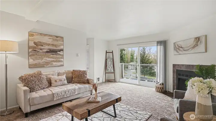 Ample space to gather and enjoy.