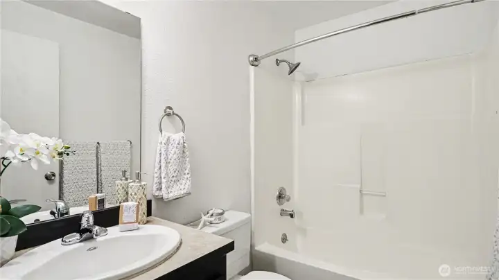 Secondary full bath.