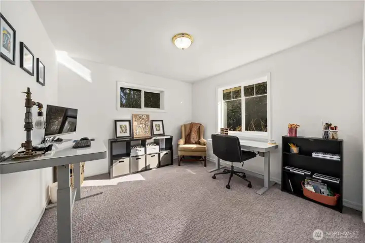 1 of 3 additional bedrooms - currently being used as an office.