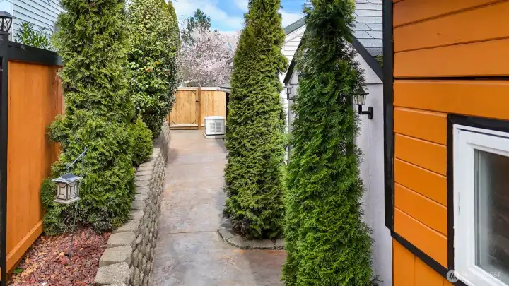 Follow the path and you’ll find even more to enjoy—private, tucked-away spaces