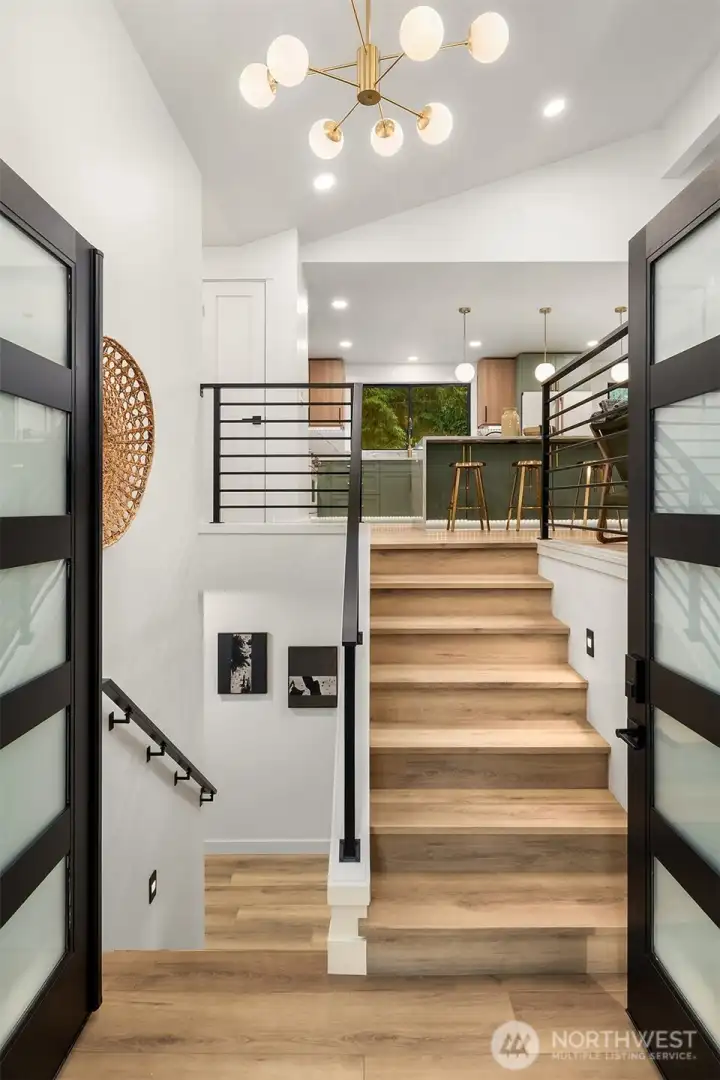 Custom double entry doors