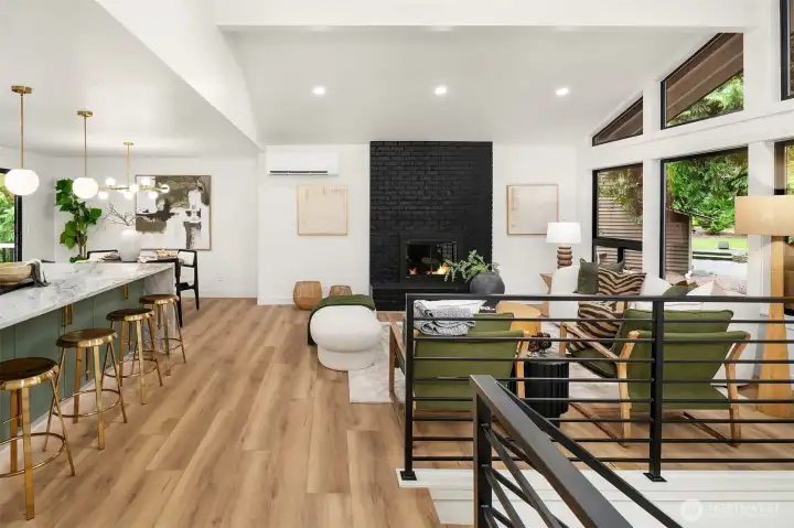 Seamless flow for entertaining.