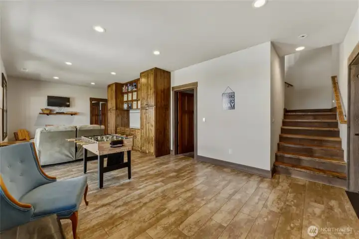 Great room lower level