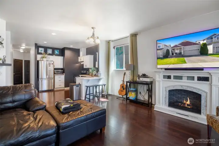 Expansive living room