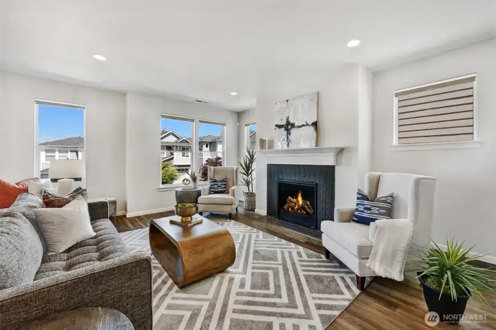 Cozy living room area