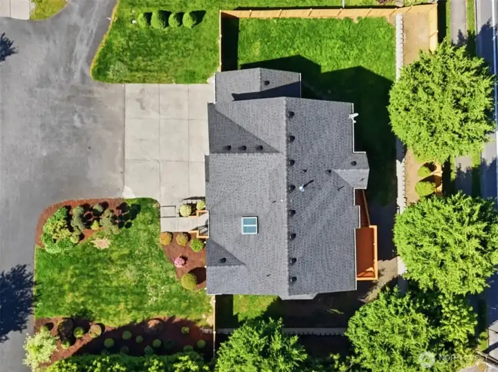 Lot aerial view