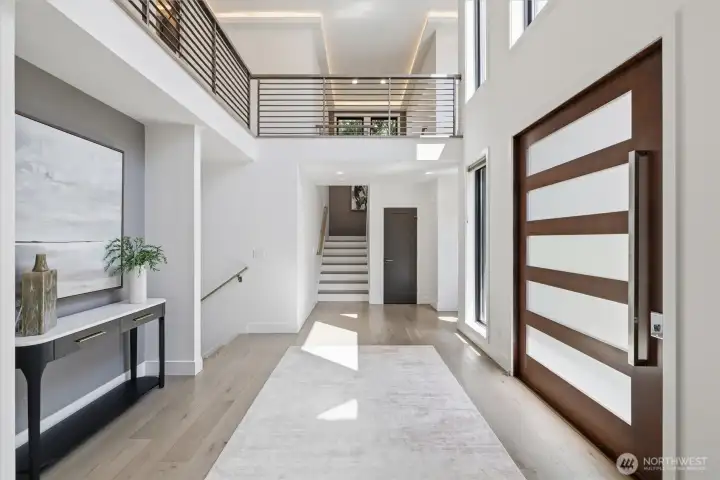 The front door makes a statement!