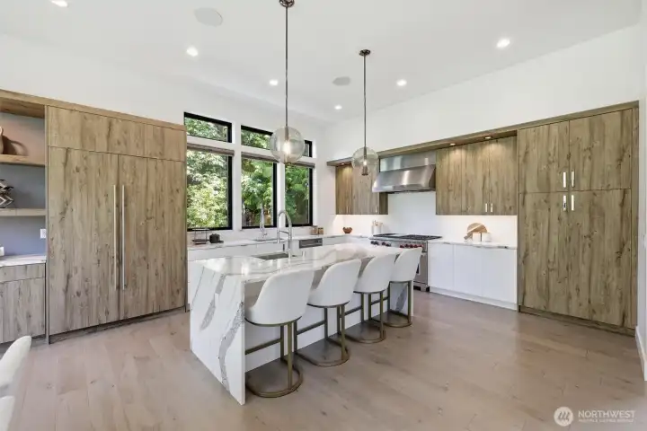 Entertaining kitchen