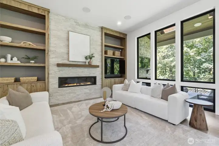 Gas fireplace