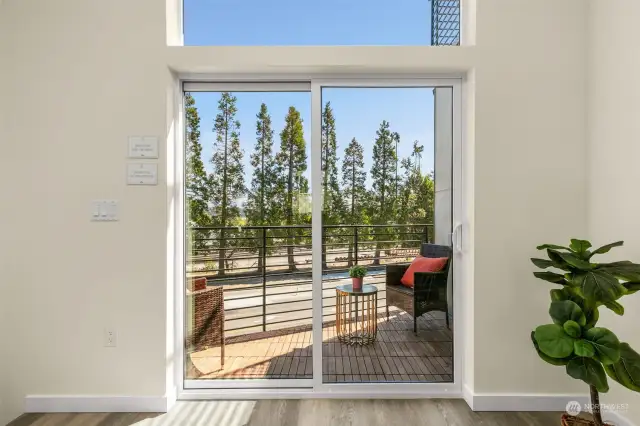 Enjoy private balcony space off the living area – easily accessible through the large sliding doors.