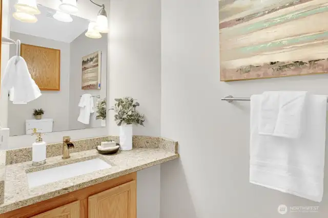 Main floor powder room
