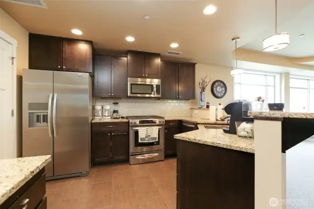 Kitchen in common room across the hall form unity 201
