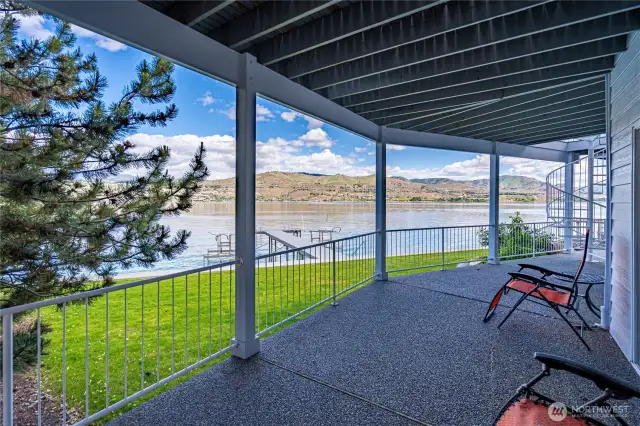 Lower level patio