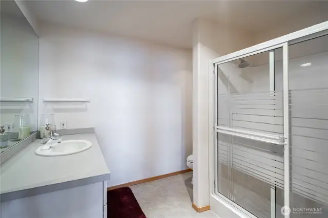 Primary main floor bathroom